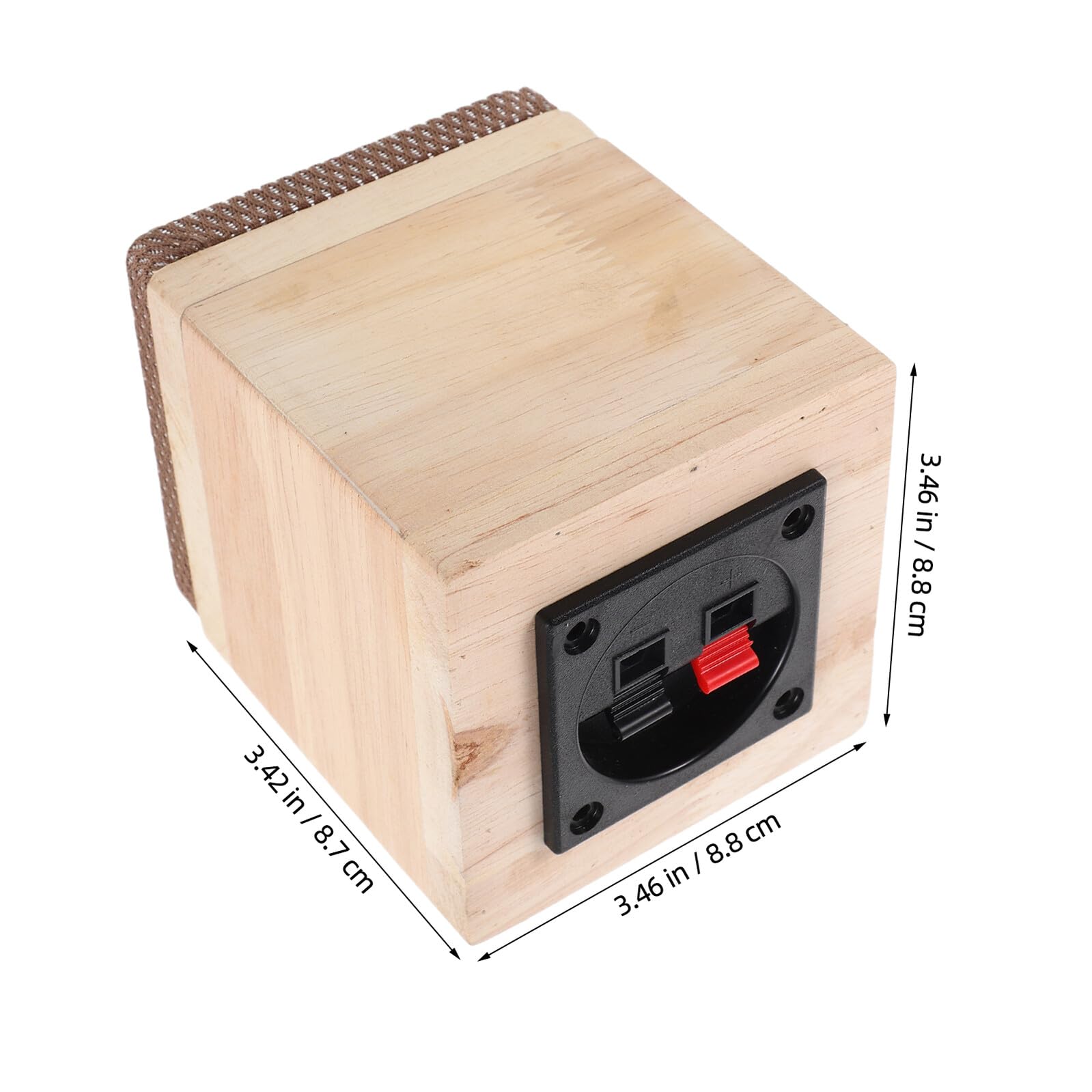 Garneck Cassa Altoparlante Per Auto E Camion Contenitore Vuoto in Legno Naturale Per Subwoofer Audio Veicolare Compatibile Per Installazioni Audio E Aggiornamenti