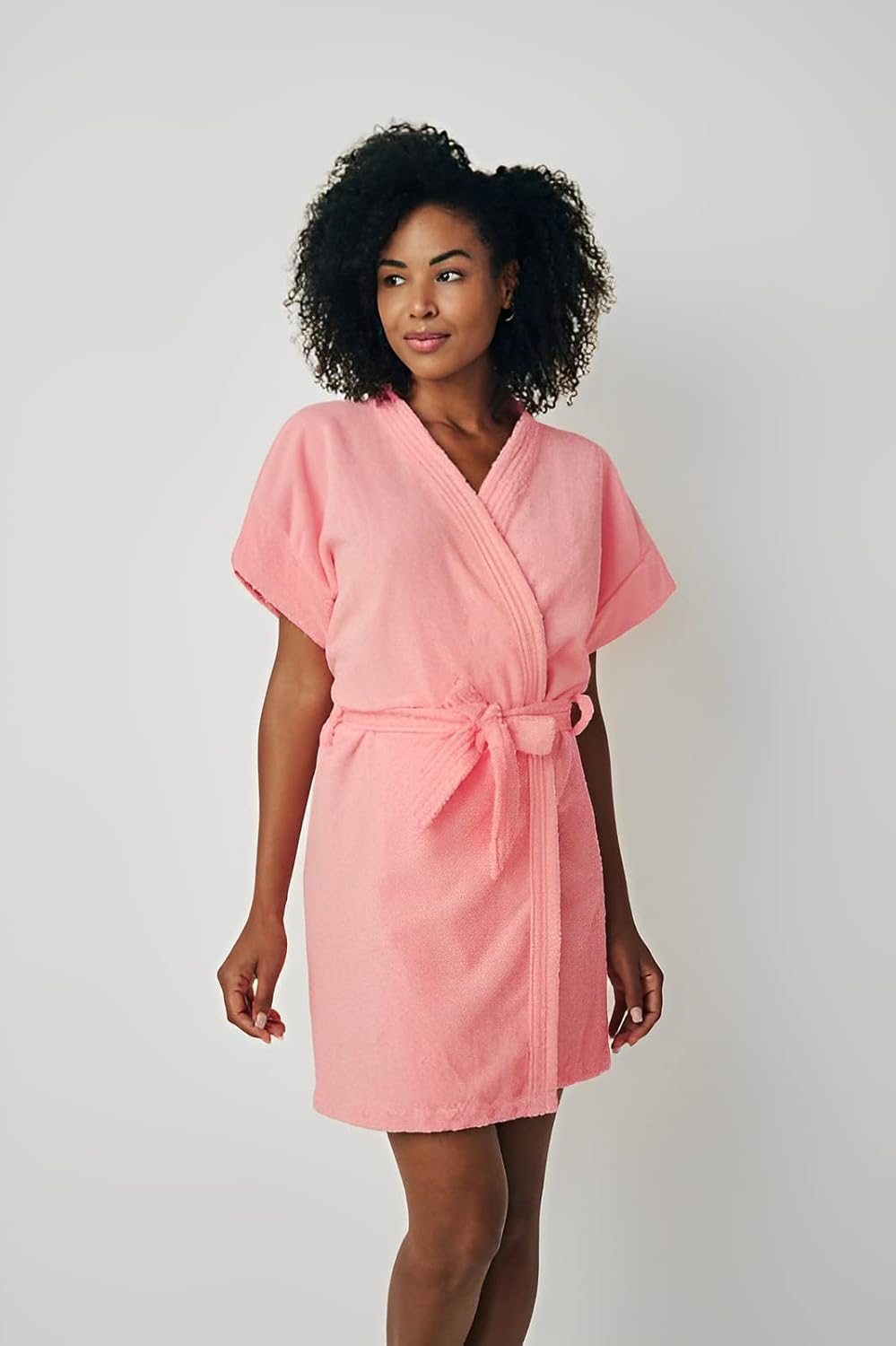 Roupão Felpudo Adulto Curto Havaí M Com 1 peça