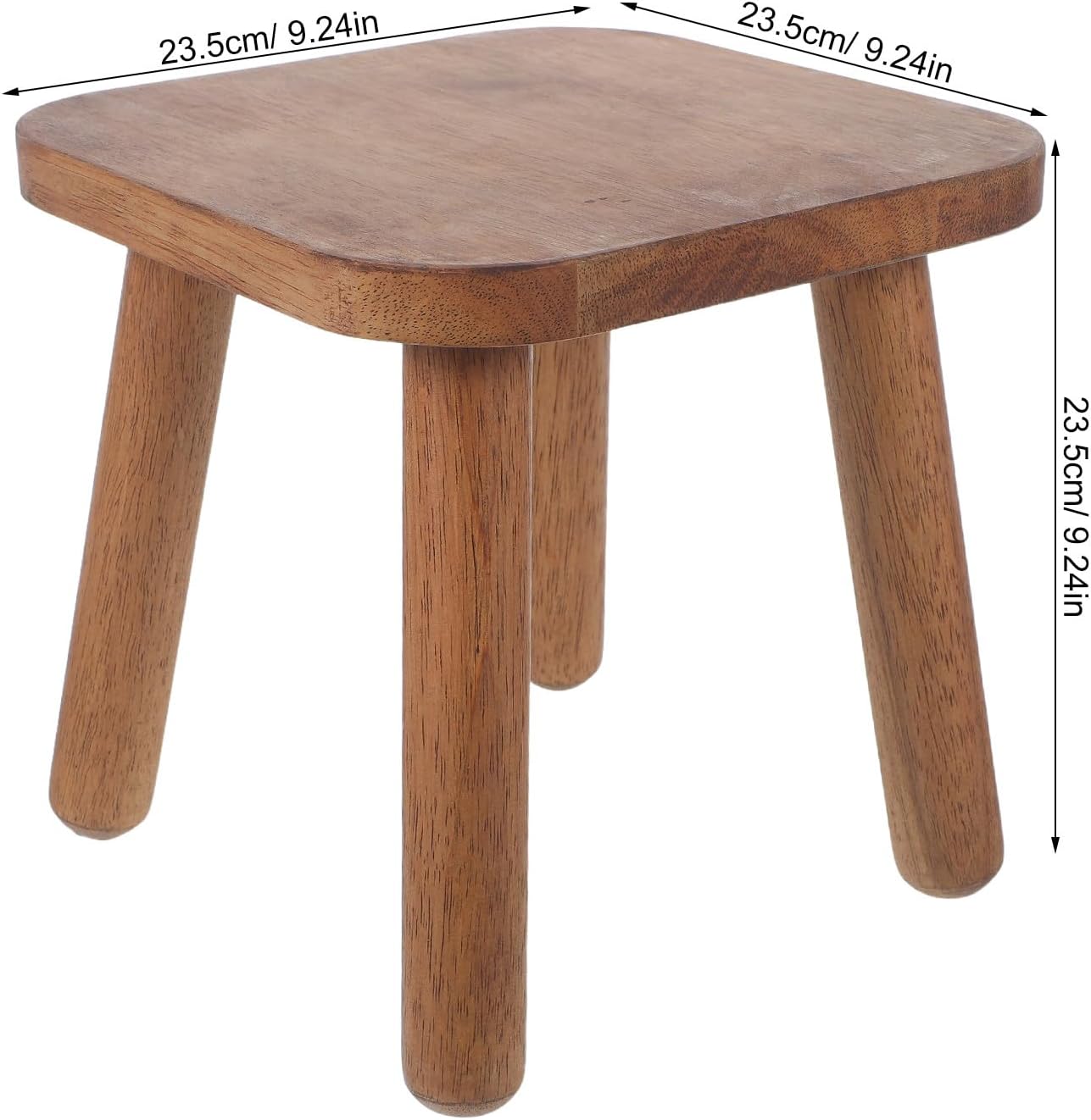 Wooden Step Stools for Adults Kids, Solid Wooden Bedside Step Stool, Portable Foot Chair Footrest for Kitchen, Bedroom, Living Room, Bathroom