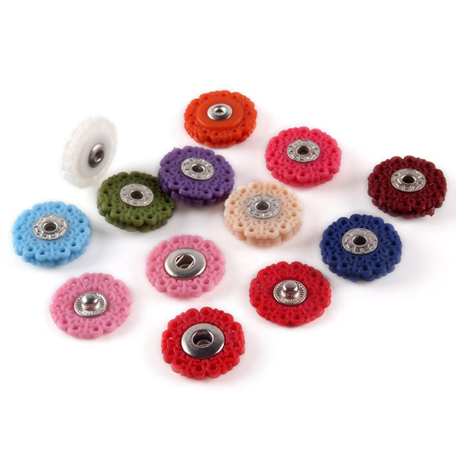 Boutons Pression Color Snaps Rouges - Prym 393138