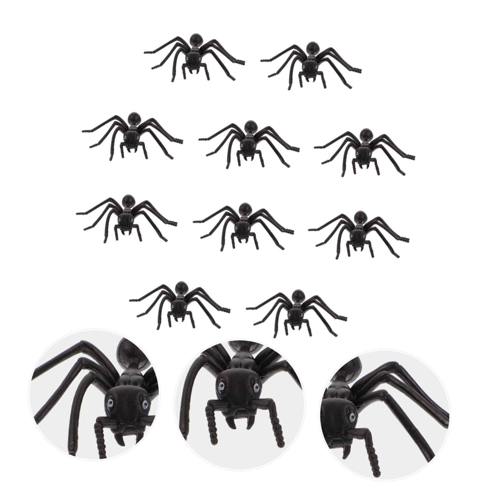 TOYANDONA 10pcs Scare The Ants Ant Sculpture Ant Statue Figurines Mini Tree Sculpture Ant Figure Ant Decor Lawn Statue Halloween Party Decorations Scary Gecko Toy Doll Pvc Artificial - Image 2