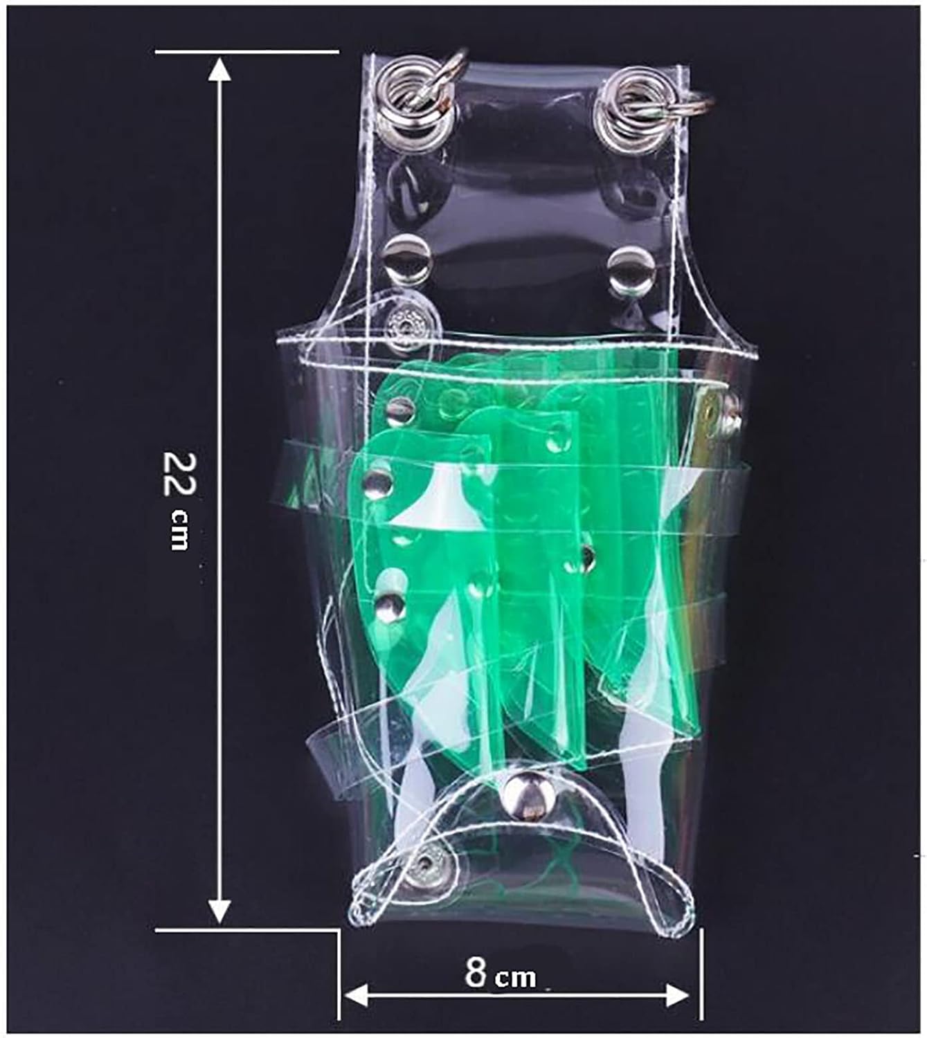 Transparent Scissors Bag,Hair Stylist Barber Scissor Pouch Comb Holster Holder， Pet Grooming Scissors Case Salon Hairdresser Carrying Organizer Case,(H)