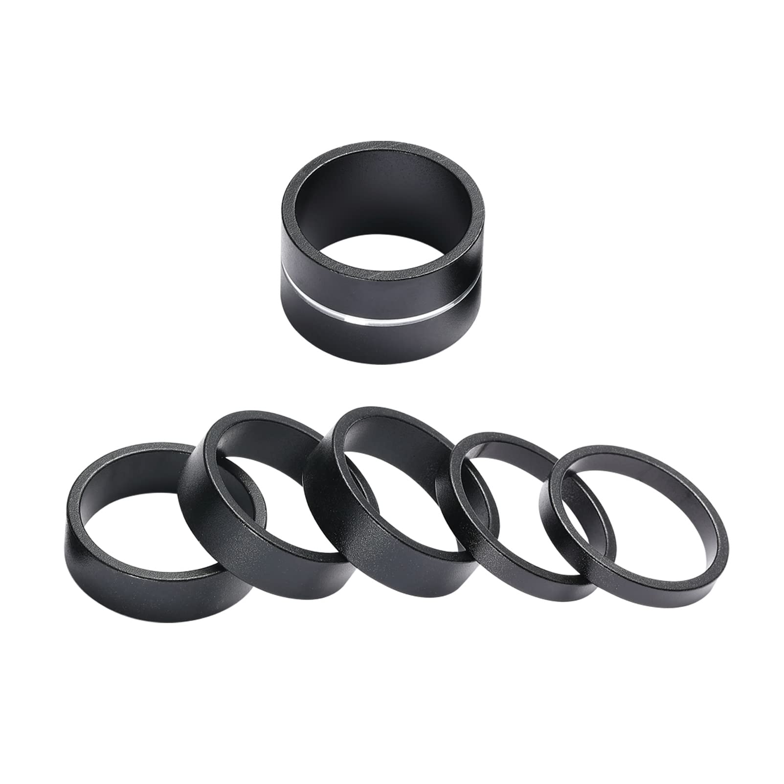 Boenoea Bicycle Headset Spacer 1-1/8 Inch (Aluminium Alloy/Carbon Fiber)