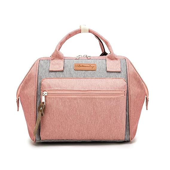 Multifunctional Diaper Bag Outdoor Travel Tote Baby Bag Handbag for Mom Water-Resistant Large Capacity with Carry Handle Insulated Pocket