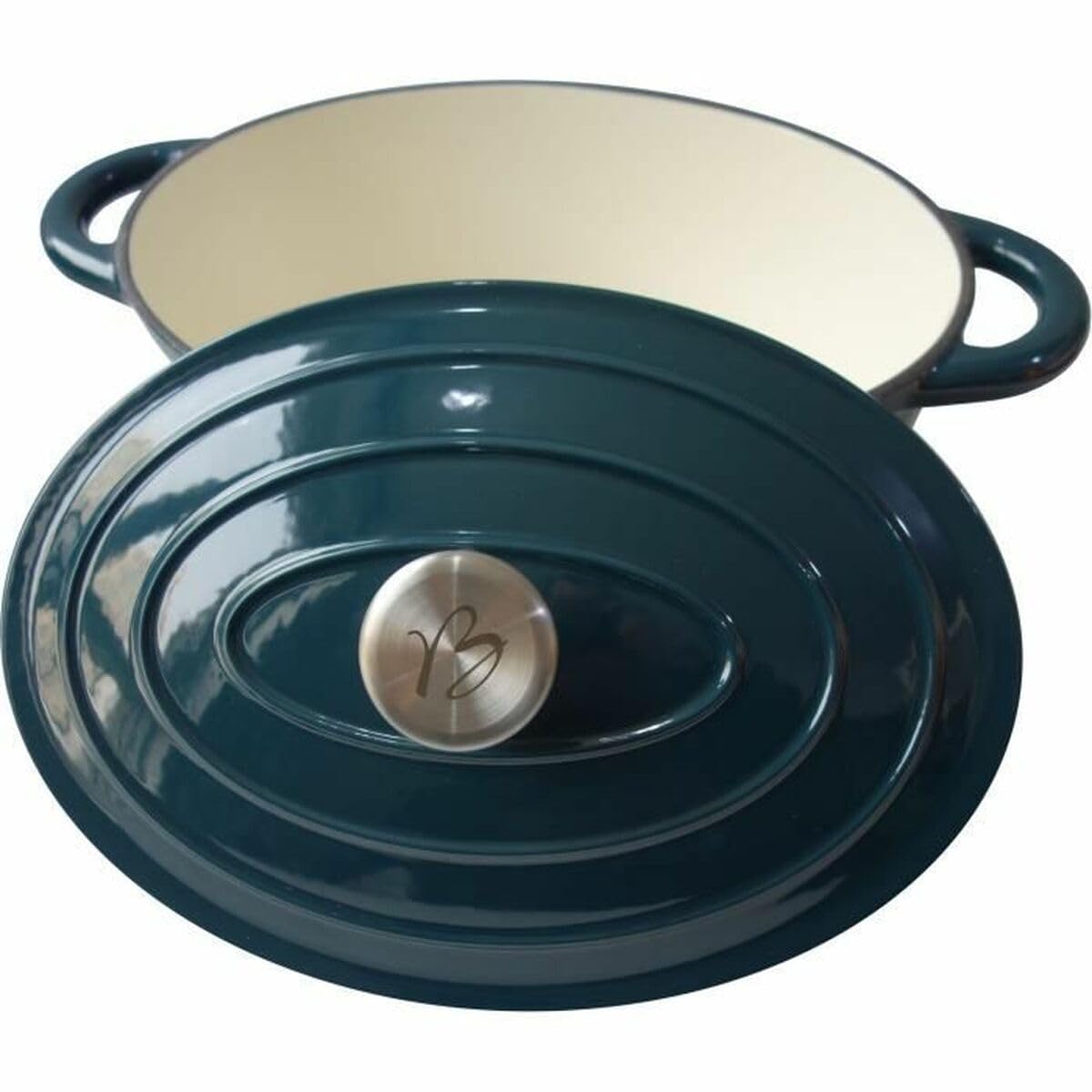 Baumalu Casserole Dish 30 cm Oval Shape Blue Green