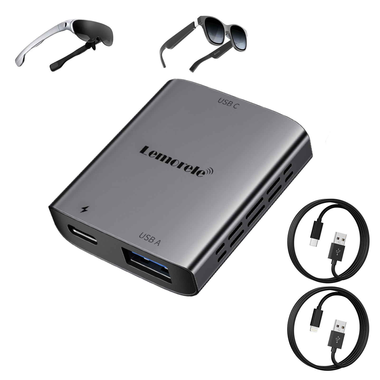 Amazon.co.jp: XREAL Hub パワープレイ アダプターXreal air2 pro USB 