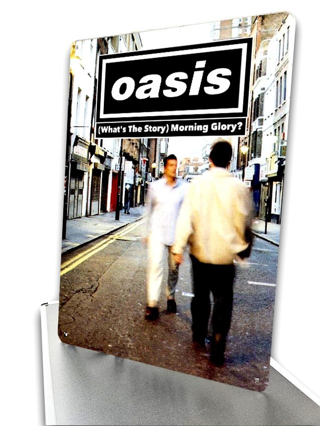 Oasis What's The Story Morning Glory Metal Wall Sign, Oasis lover gift idea