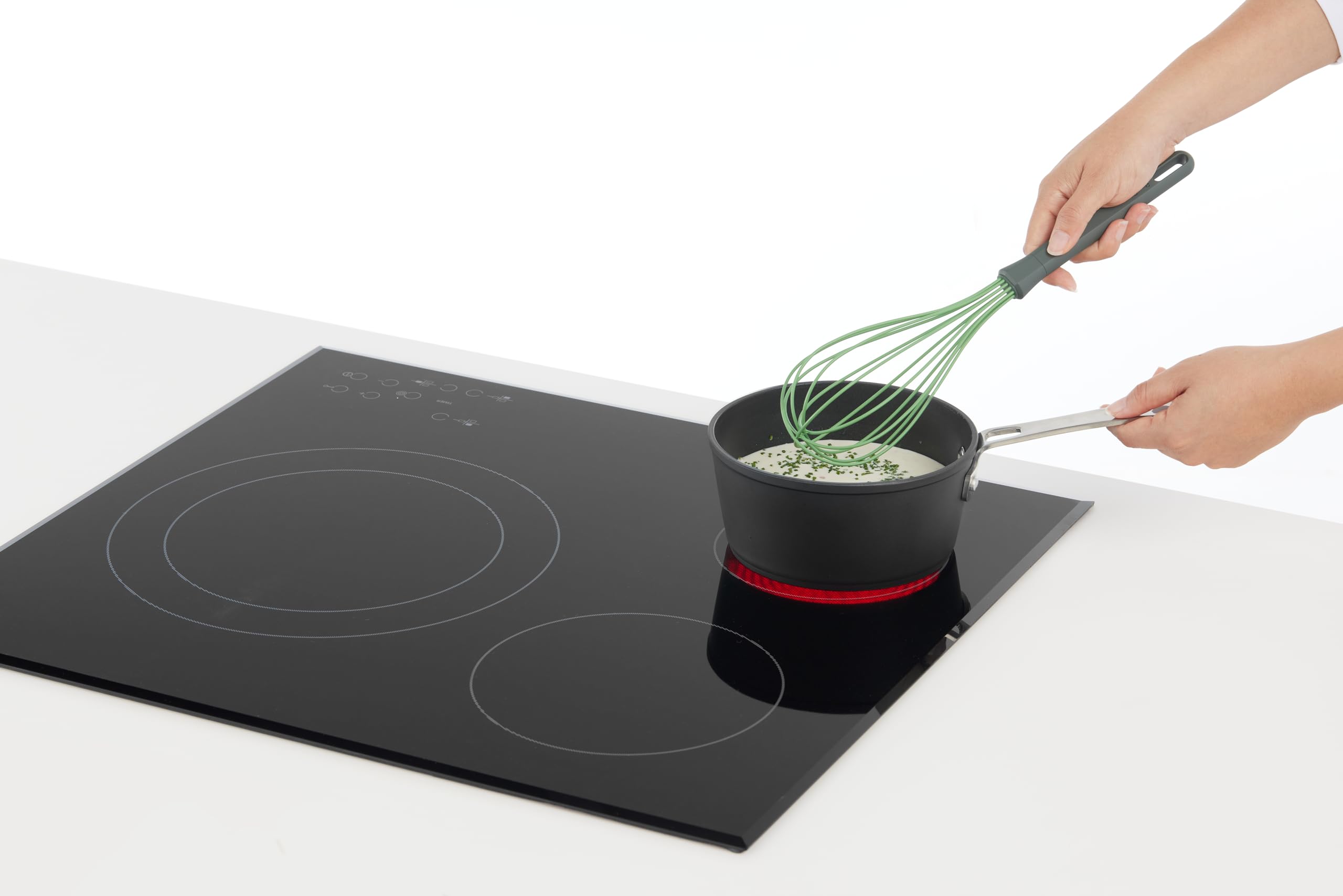 Lot De 2 Fouets En Silicone Pour Cuisine - 26,5 Cm Et 30,5 Cm - Résistants à La Chaleur (jusqu'à 240°C), Poignée Ergonomique