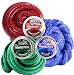 Crazy Aaron's Thinking Putty Mini Tins '2019 Holiday Trio (Christmas) Holiday Lights (Glow), Ornament (Sparkle) & Silver Bells (Hypercolor) Gift Set Bundle - 3 Pack (Limited Edition) .47 oz Each
