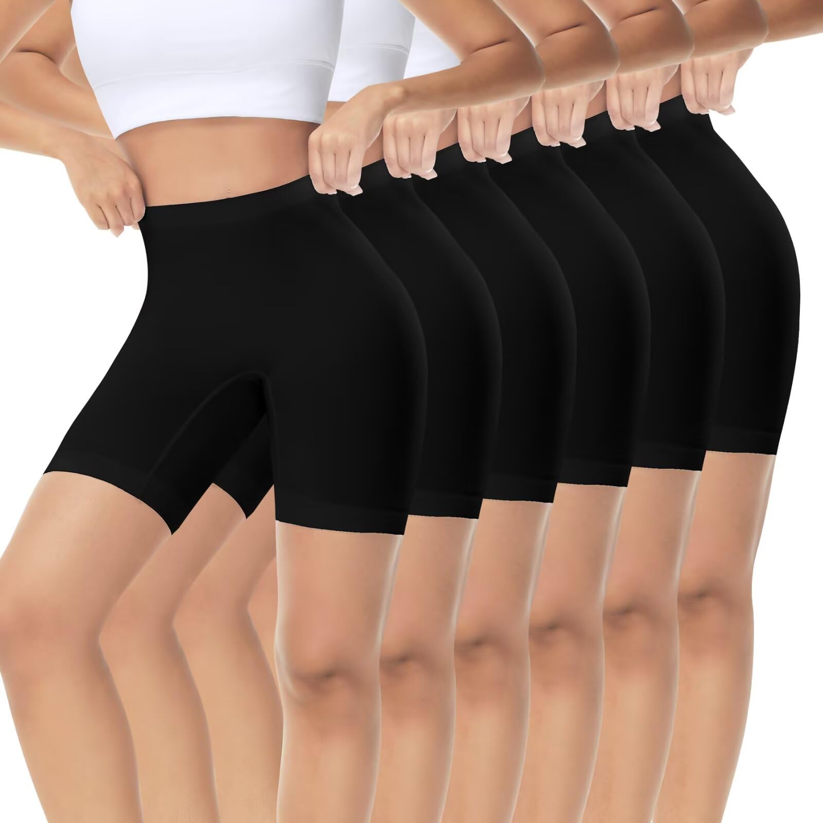 3Pack Cycliste Boxer Shorty Femme Slip Anti Frottement Cuisse Sous Jupe Douce Legging Court Sans