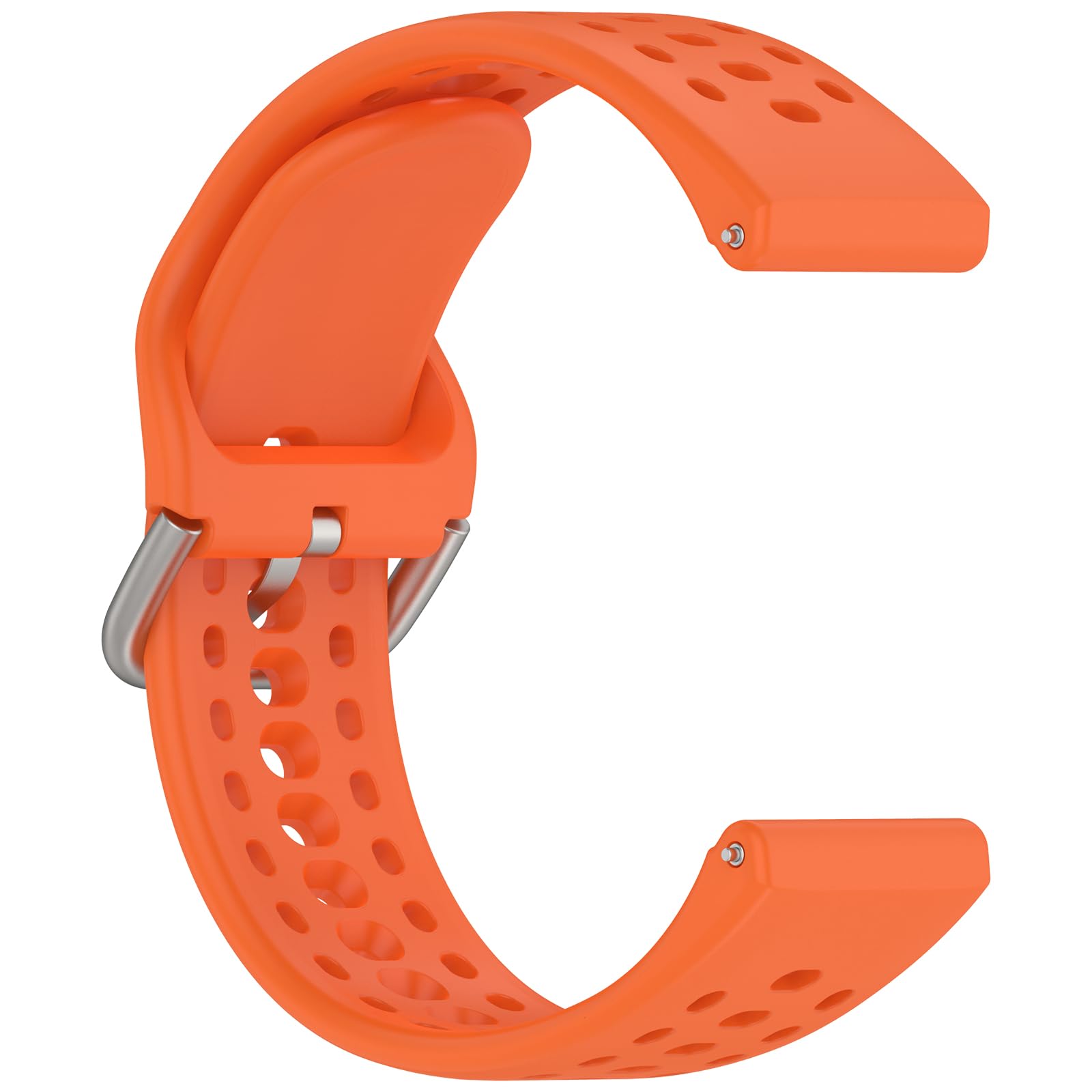 Bracelet de rechange en silicone pour Amazfit Bip 6/Bip 5, 22 mm à dégagement rapide pour montre connectée Amazfit GTR 4/3/3 Pro/2/2e/GTR 47 mm (sans tracker)