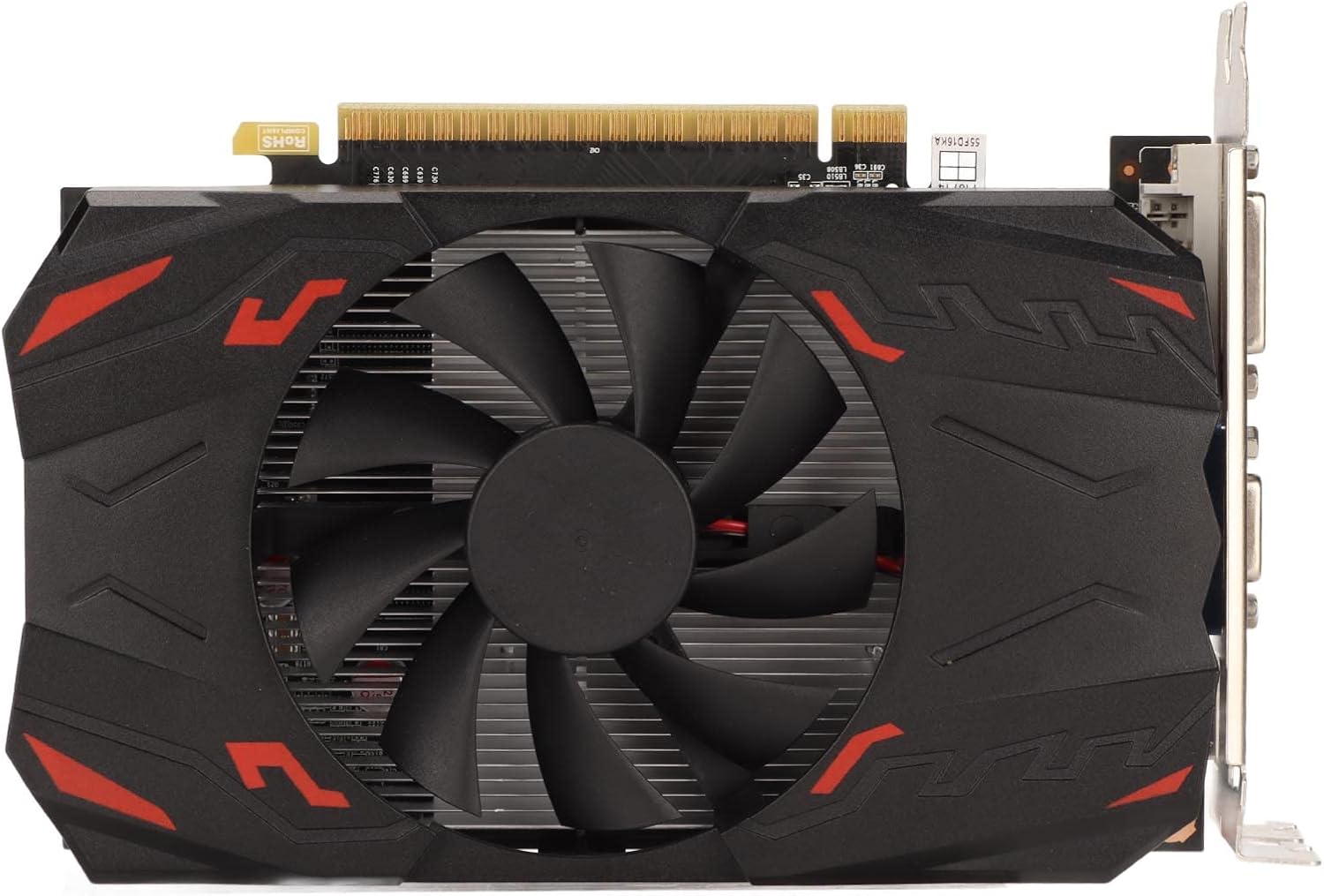 VBESTLIFE Scheda Grafica GTX550ti, 1 GB 128 Bit GDDR5, PCI Express 1.1 X16, HDMI/DVI/VGA, Grande Ventola di Raffreddamento, Scheda Video per Computer Desktop