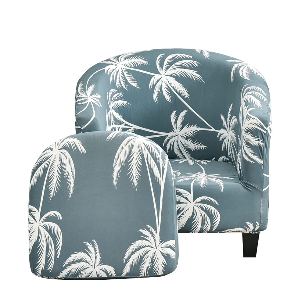 Stretch Chesterfield-fauteuilhoes voor clubstoel, 2 stuks, zacht fluweel, cocktailfauteuilbeschermer, Tullsta-stoelhoes (mokka