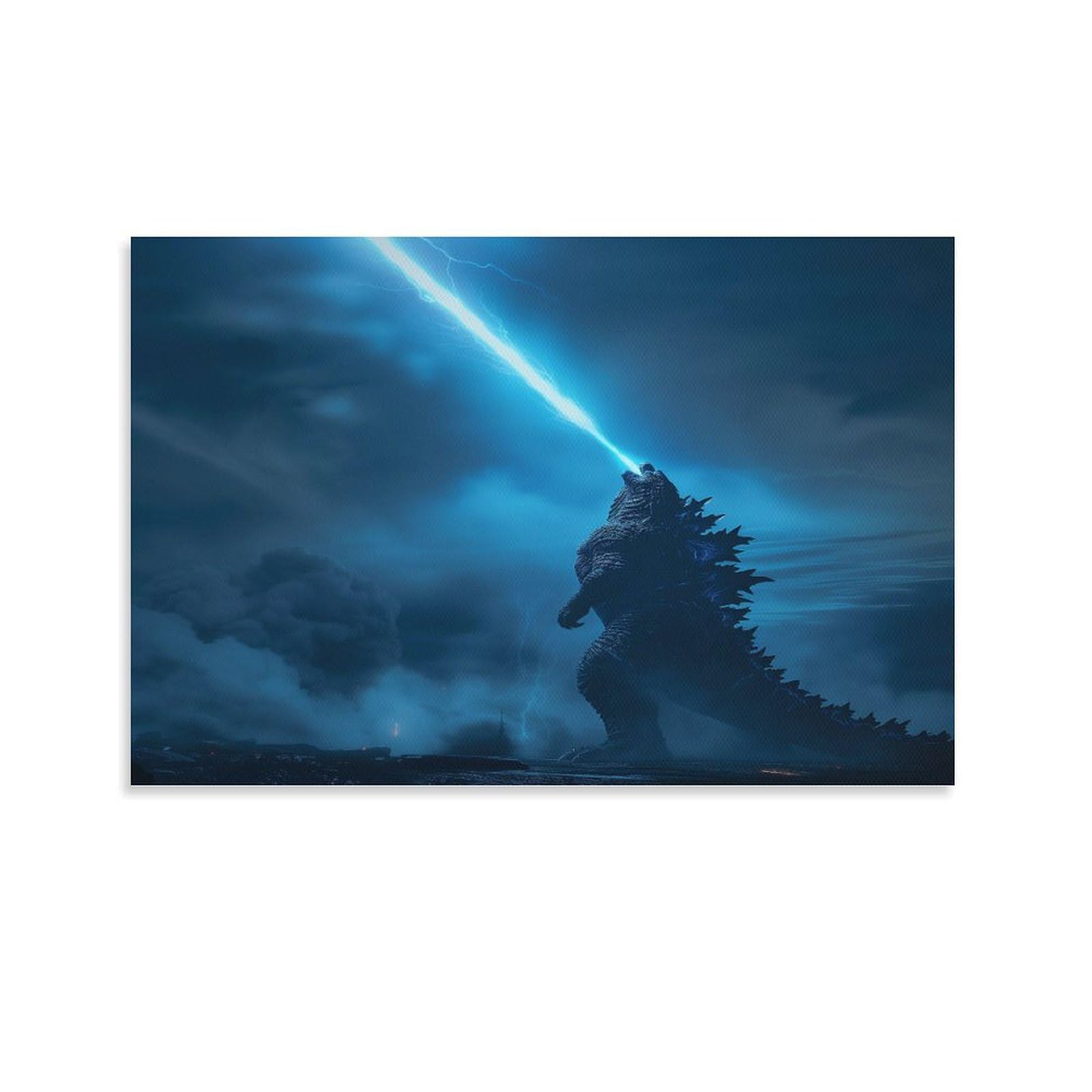 Mjczegdcr Godzilla Paintings Canvas Wall Art Bedroom Wall Decor Canvas Prints Artwork For Living Room Wall Decorations Home Decor 20X30inch(50X75cm)