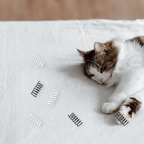 Miniatura 7 de Andiker Muelles para gatos de interior, 12 piezas de juguete creativo para gatos para matar el tiempo y mantenerse en forma, juguete interactivo