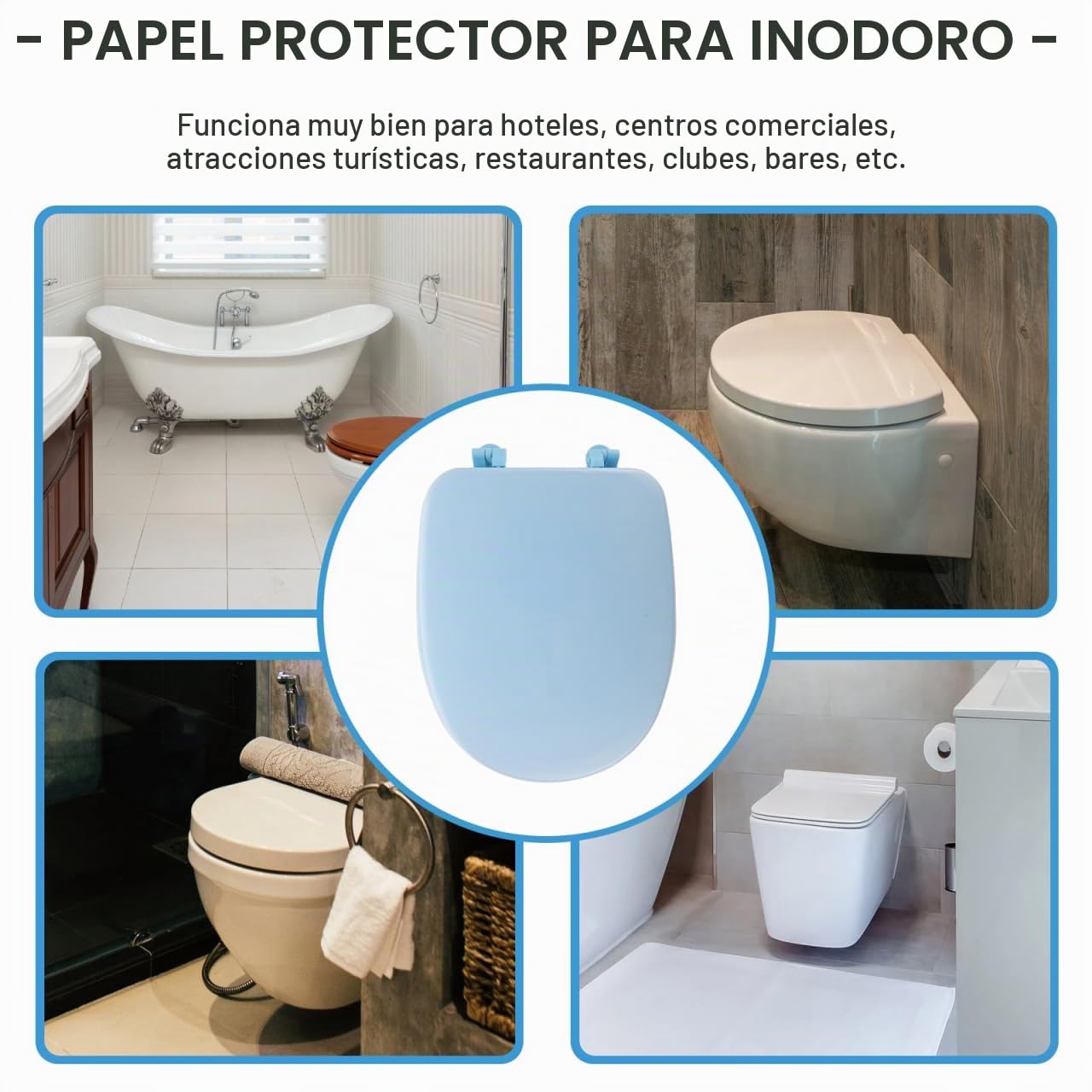 Artibetter Tapa De Inodoro Universal De Espuma Resistente Al Desgaste Fácil De Limpiar Asiento De Repuesto 17.32X13.18X1.77 Pulgadas Para Baños Domésticos