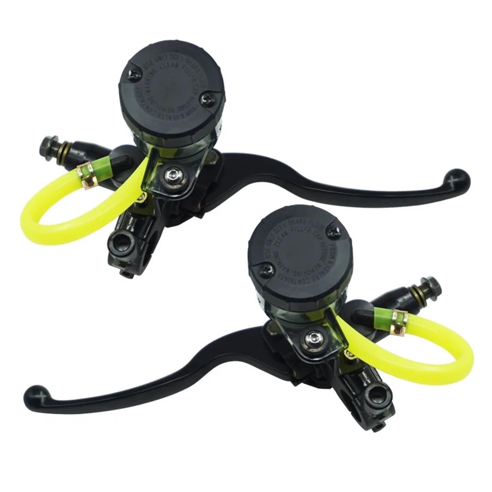 Leva frizione freno moto Pompa frizione freno destra universale da 22 mm 7/8'' per motocicletta,leva cilindro principale per Yamaha LC150 LC135(A set)