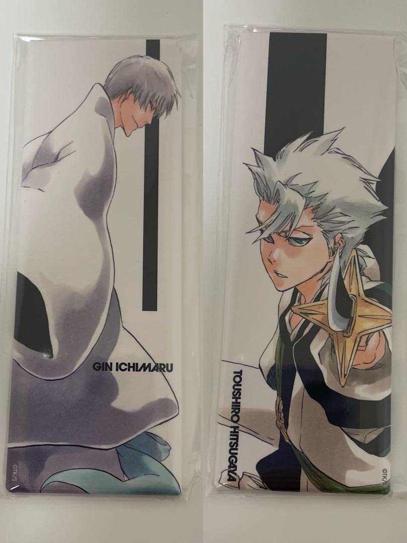 Amazon | ??BLEACH ブリーチ 絵札缶バッジ 日番谷冬獅郎 市丸ギン 