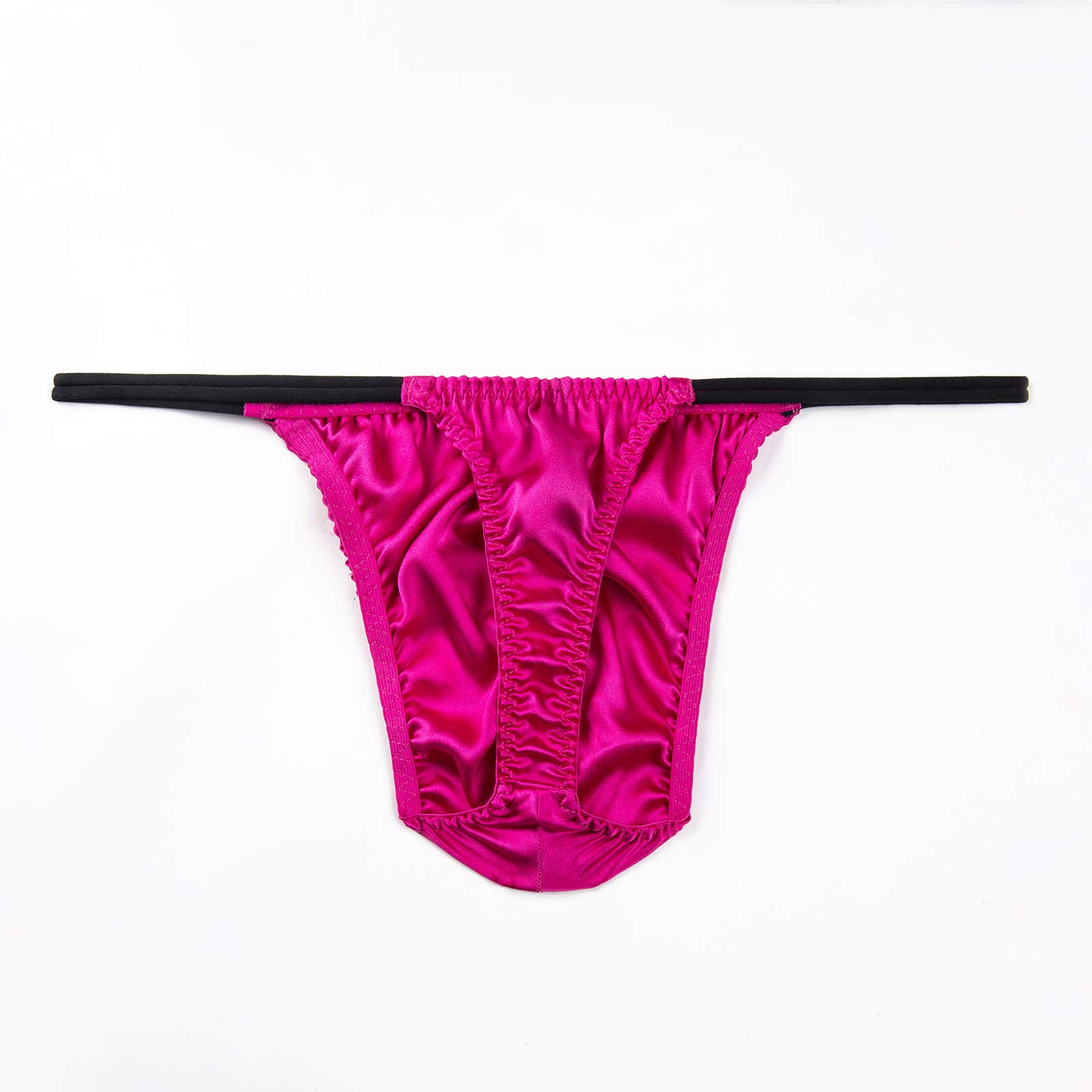 String en Satin de Soie pour Hommes - sous-vêtements de Bikini G-String