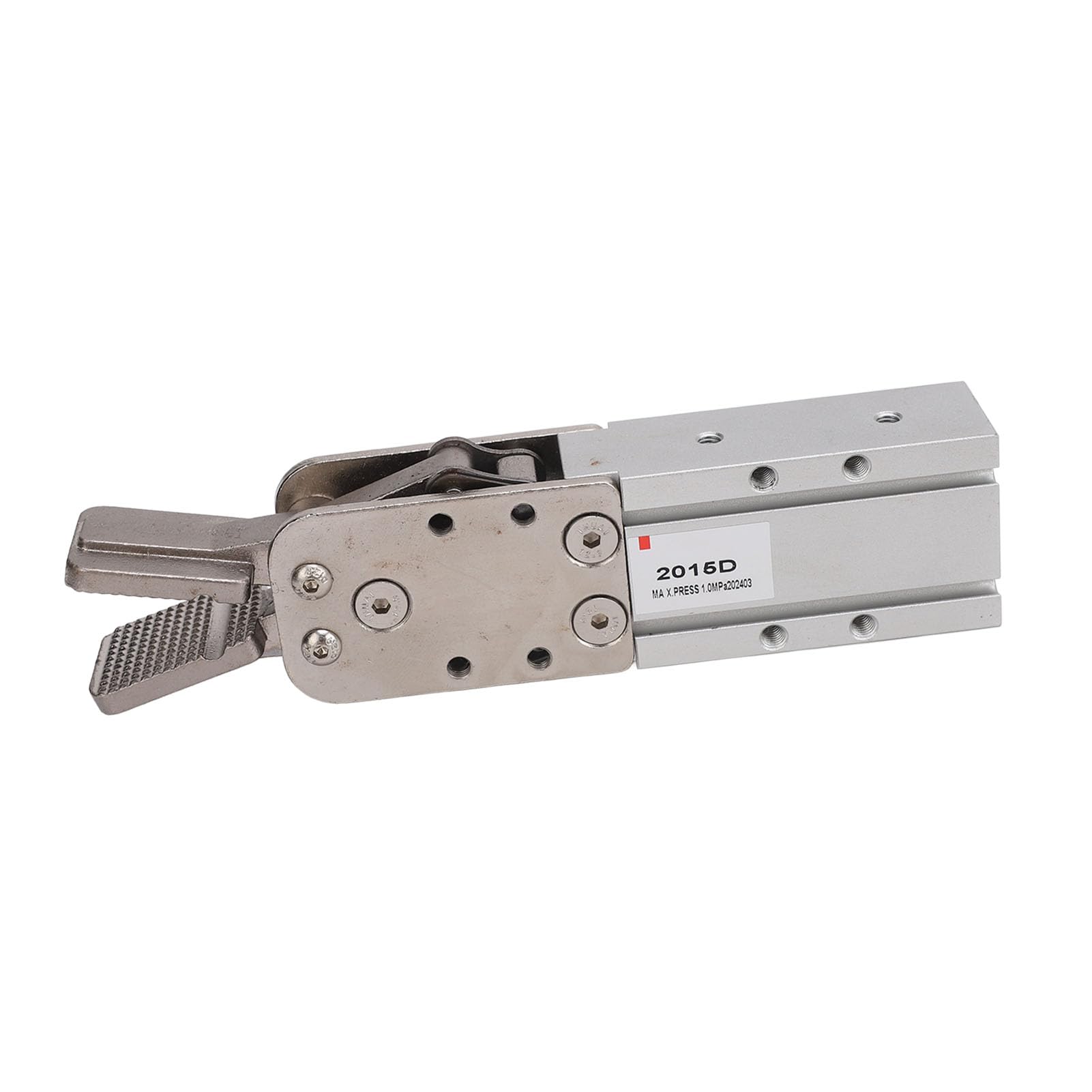 Naroote Pince Robotique à Cylindre Pneumatique, Mini Pince Pneumatique à Double Action, en Carbure cémenté avec Contrôle Précis, Idéale pour la Production Industrielle et les Ateliers