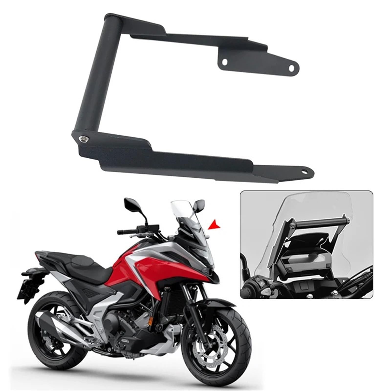 Uchwyt do nawigacji GPS uchwyt Pasuje do Honda NC750X 2016-2020 Akcesoria GPS/SMARTFON Nawigacja GPS Uchwyt płyty montażowej