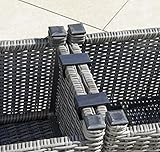 Greemotion Miami Comfort 5-teilig Rattan Lounge-Set, Aluminium - 2
