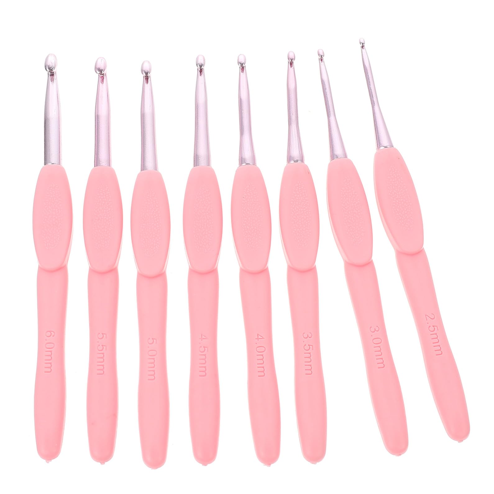 STOBOK 24pezzi Ganci Per Uncinetto Con Manico Ergonomico Strumenti Da Maglieria Colorati Per Cucire e Lavorare Maglia Accessori Per Artigianato Fai Da Te