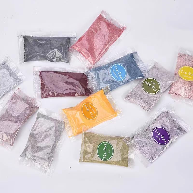 36 Colors Tie Dye Powder, Rainbow Tie Dye Powder Fabric Dye for Tie Dying, Tie Dye Kits DIY Coloring Party Supplies Suitable for Children Adult (36 Colors) - Image 9