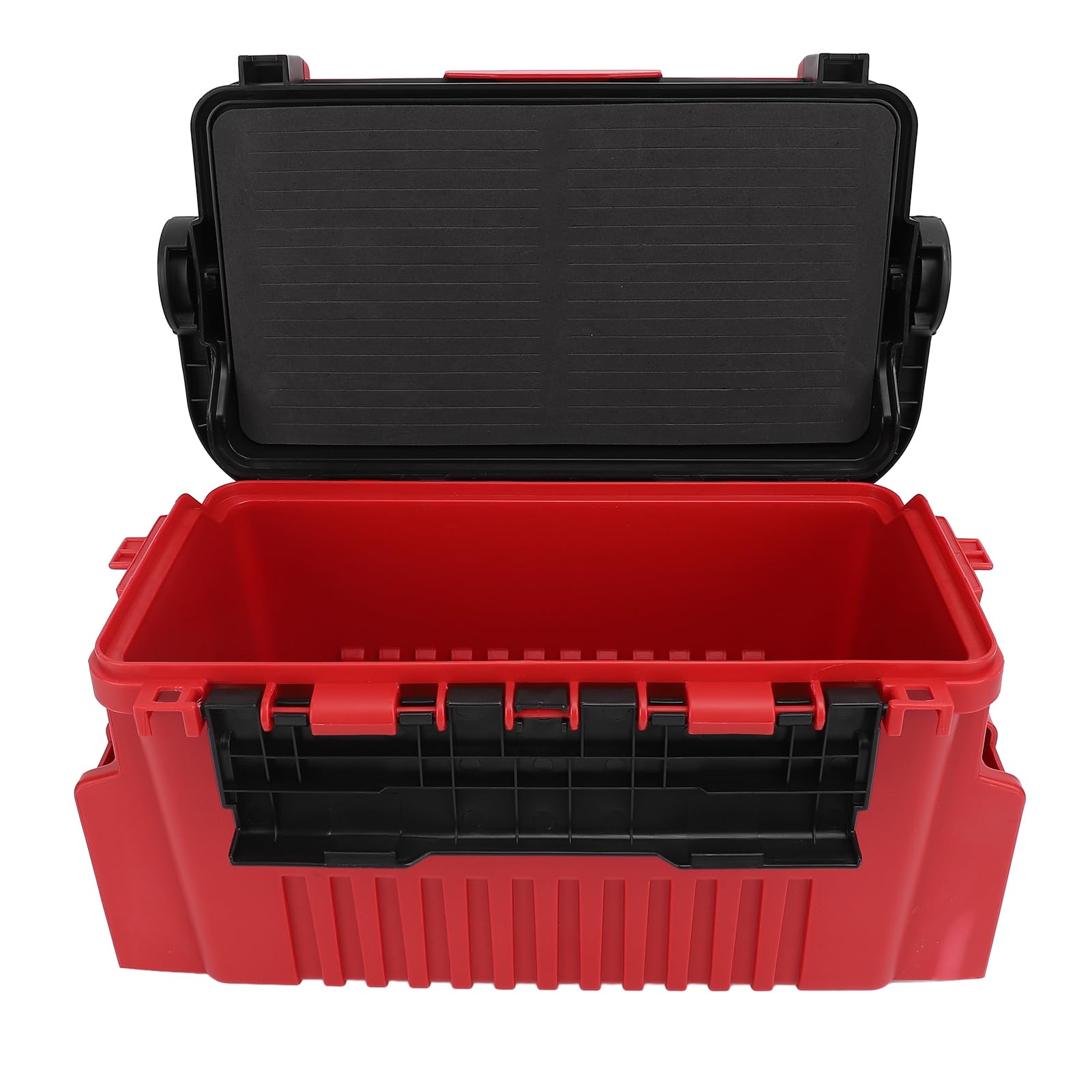 Caja de Aparejos de Pesca, Almacenamiento de PE con 17 Divisores, Organizador de Cebo Multicapa, Ideal para Entusiastas de la Pesca en Agua Salada y en Barco