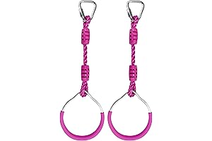 Swing Gymnastics Ring Hanging Ninja Obstacle Course Ring Gym Outdoor Playground Kids Training Equipment