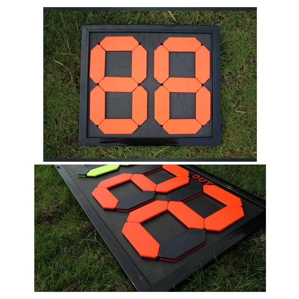 Trade Shop - Tabellone per Sostituzione Manuale Portatile Arbitro Partita Calcio Display