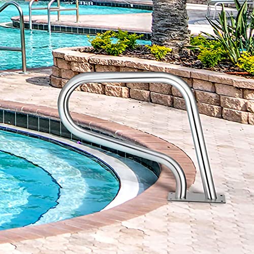 Barandal para piscina de acero inoxidable 304 con cubierta azul 4ft miniatura 1
