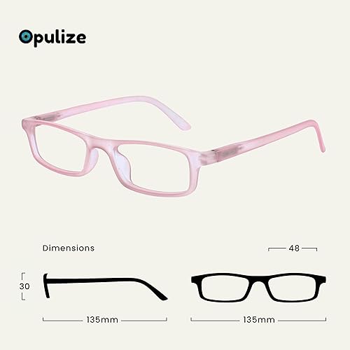 Miniatura 2 de OPULIZE Ted - Gafas de lectura RR17 con marco ligero y estrecho para hombres y mujeres, resistentes a los arañazos