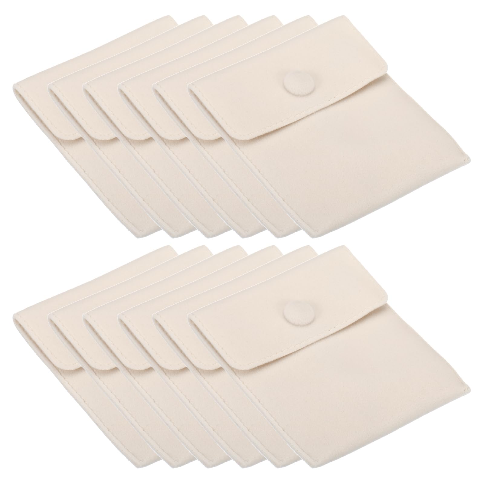 Bolsas de almacenamiento suaves de terciopelo contra arañazos para collares y pulseras finas