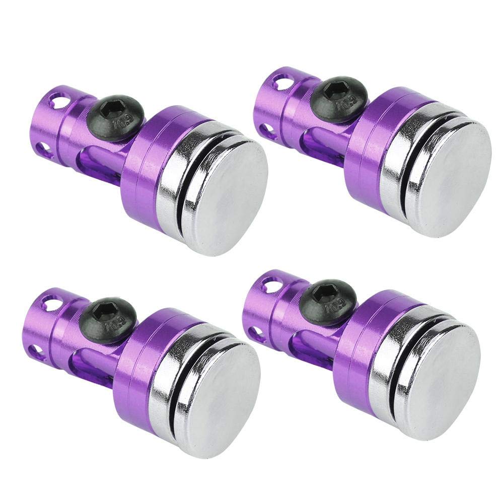 RC Magnetic Body Post, 4Pcs Stealth Model Car Body Post Mount Body Body Mount, RC Vehicle Accessories for SCX10 4WD 1:10(Purple)