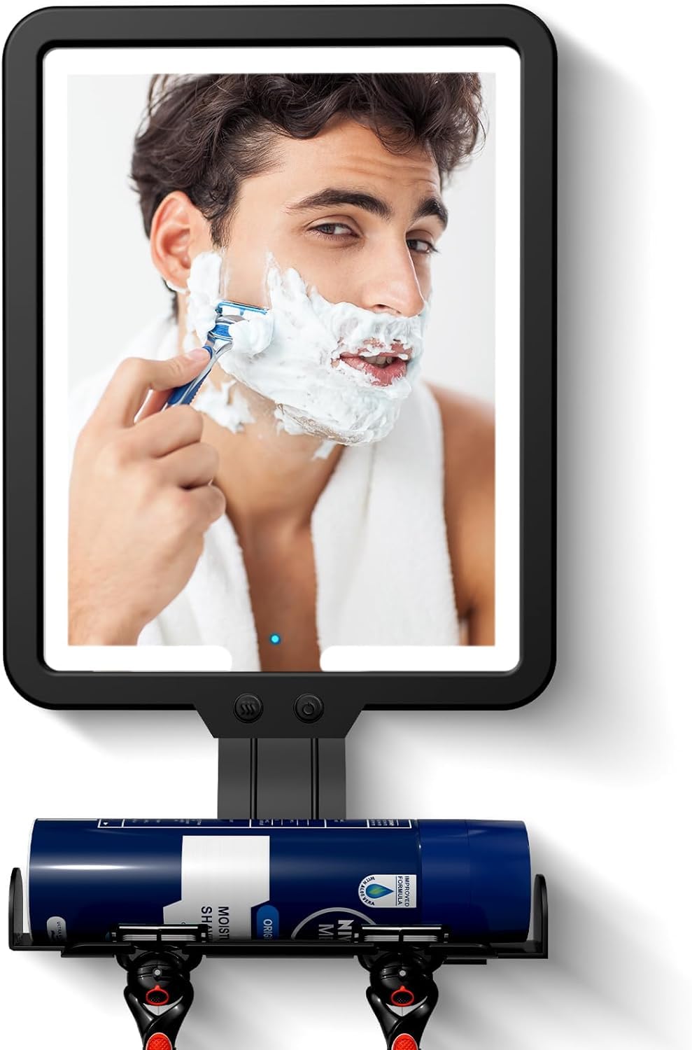 Miroir Anti-Buée Chauffant LED JJhxr: Rasage Parfait sous la Douche