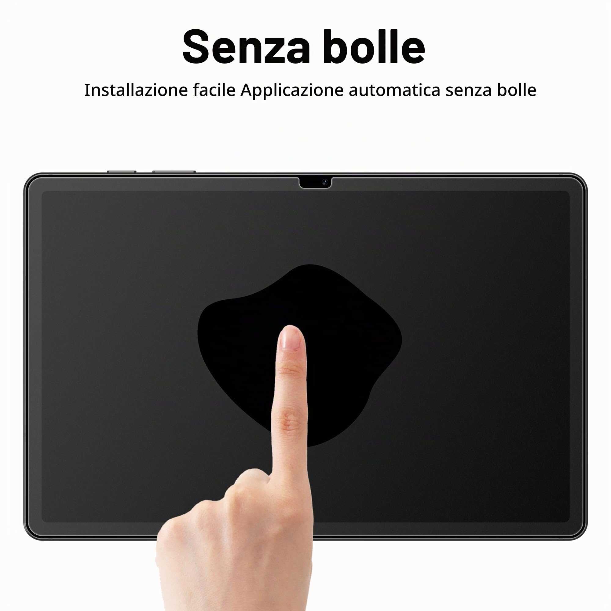Esanik 2 Pezzi Effetto Carta Pellicola Protettiva per Samsung Galaxy Tab S10 FE 10,9" 2025/ S9 FE 5G 10,9" 2023/S9 11", Opaco Vetro Temperato Prottetiva Opaca Antiriflesso, Feel like Paper per Disegno