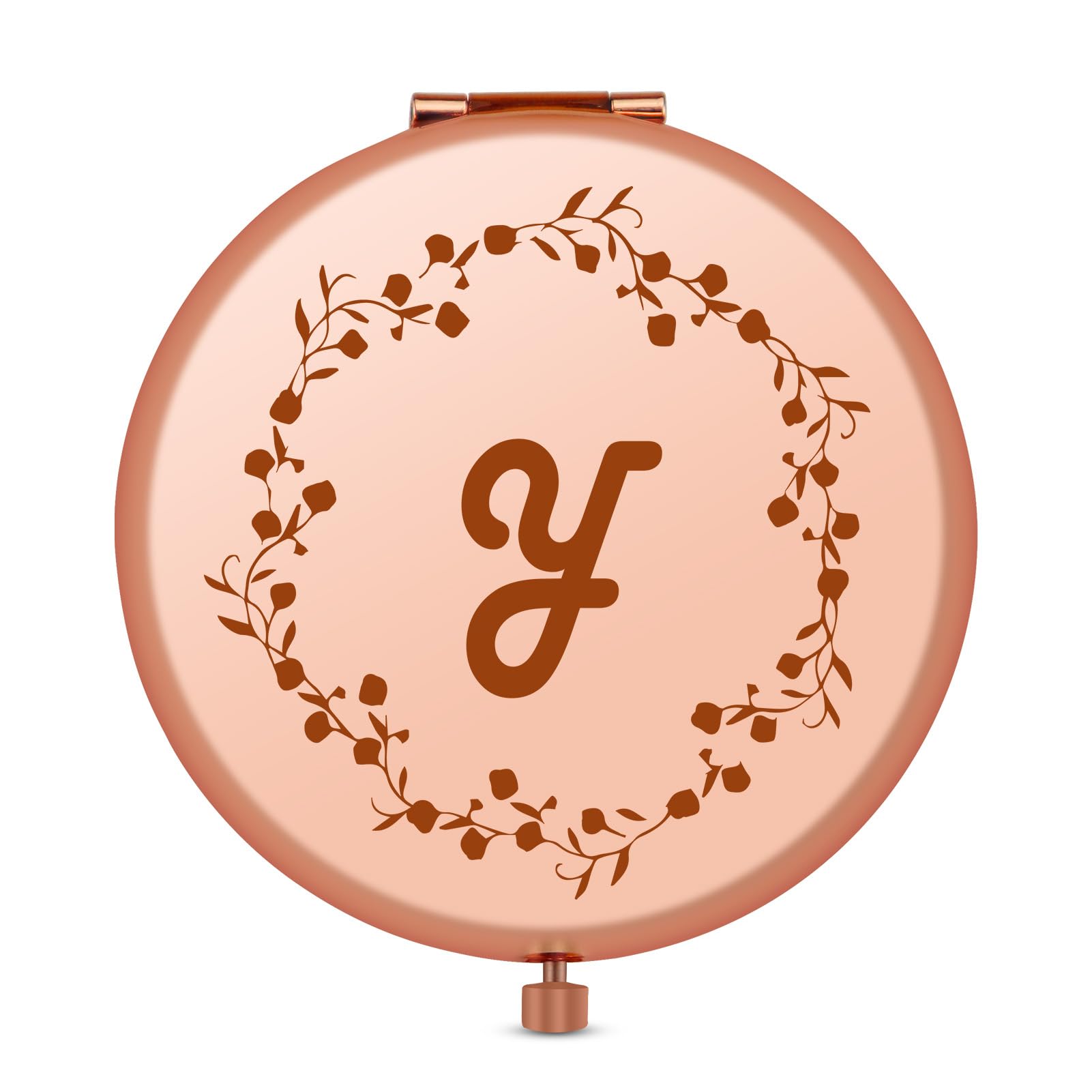 A-Z Personalized Initial Makeup Mirror Birthday Gifts for Women Initial Letter Y Gift Compact Mirror for Women Graduation Christmas Birthday Gifts for Her Sister Wife Daughter Friend (Letter Y)