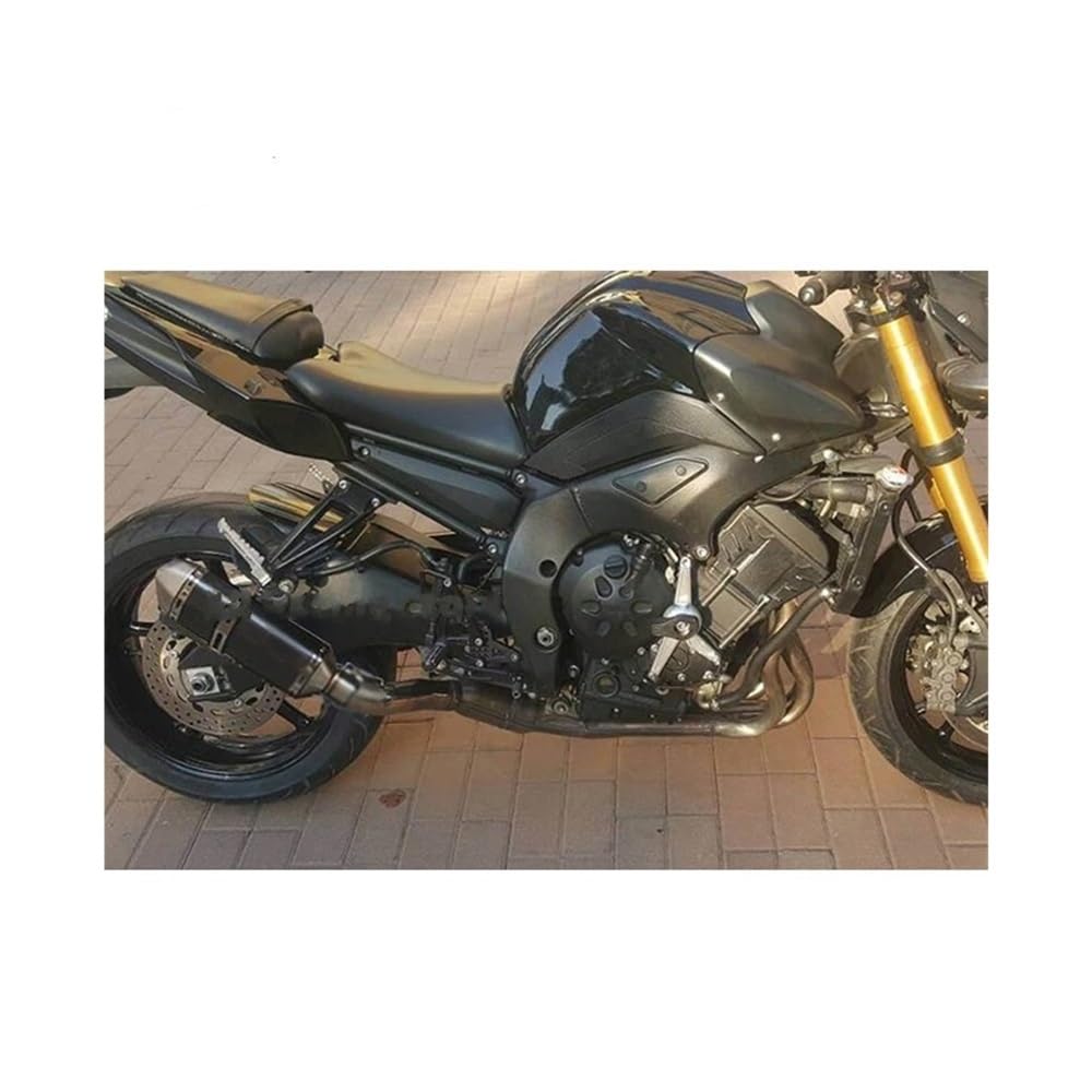 Deflectores Calor Escape para Y&amaha FZ8 Fazer FZ8N FZ8S FZ800 2010-2015 Silenciador De Escape Modificado para Motocicleta Tubo De Enlace Medio De 508mm