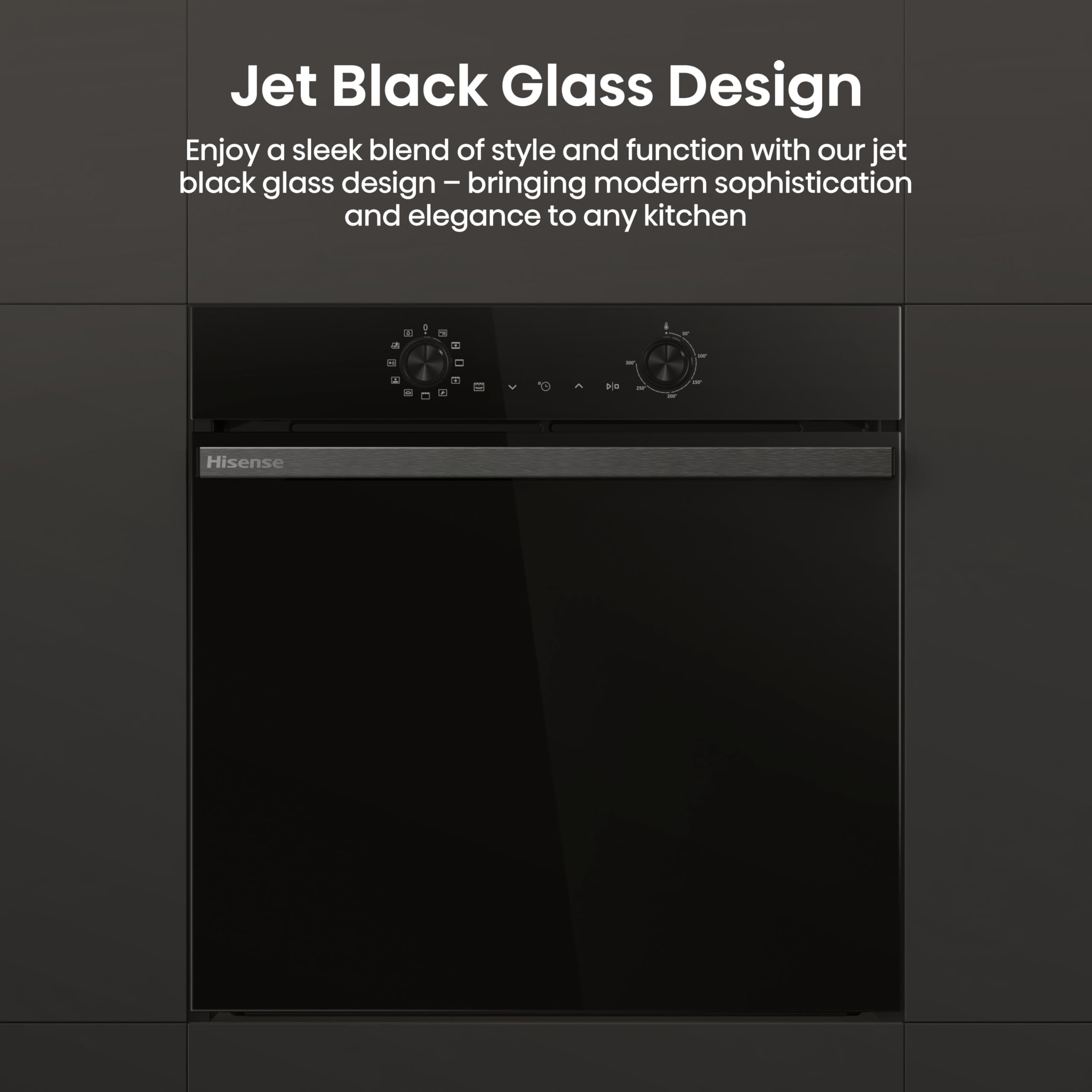 Hisense BI622ABPGUK - Built-in 77L Electric Single Oven - Stainless Steel with Even Bake, 300°C Pizza Mode, Frozen Food Mode, Steam Clean - A Rated, Extra Large — view 10