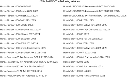 Miniatura 2 de Tusk Filtro de aceite de primera línea para Honda Rubicon 520 4X4 Automatic DCT 2020-2023