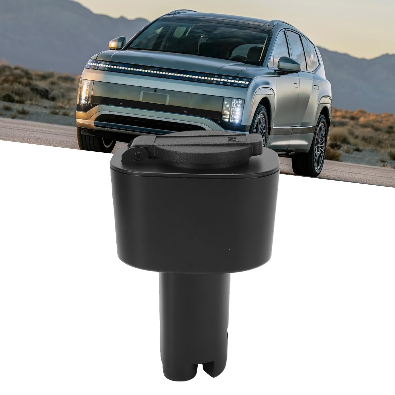 LICAEVEY Adapter NACS V2L z blokadą Bezpieczeństwa i Wyświetlaczem LED, Zamiennik dla Ioniq 5 6 9, Adapter do ładowania EV dla EV3 EV5 EV6 EV9 2026+, Przenośny