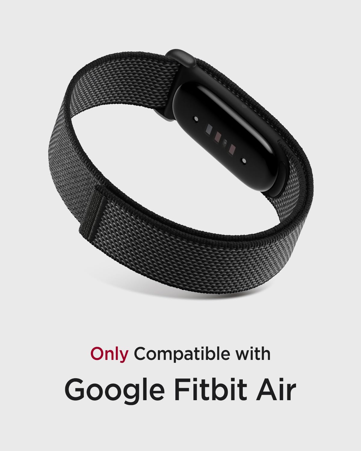 Miimall Ładowarka kompatybilna z Google Fitbit Air, pionowa stacja do szybkiego ładowania z kablem USB-C do trybu budzika, magnetyczna do Google Fitbit Air (nie nadaje się do starszych modeli), biała