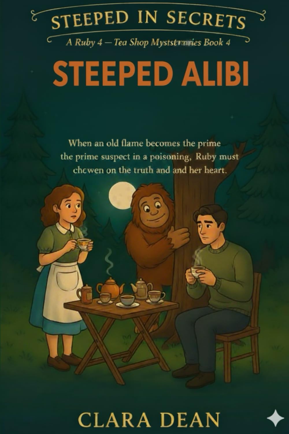 Steeped Alibi: A Ruby Hart Tea Shop Cozy Mystery — When an old flame becomes the prime suspect in a poisoning, Ruby must choose between the truth and ... — A Ruby Hart Tea Shop Cozy Mystery Series)