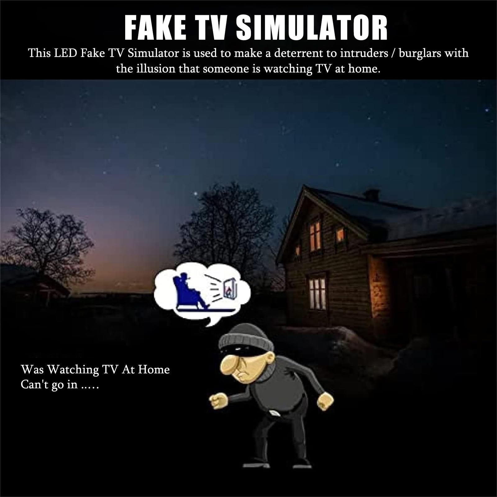 Lampe Led Simulant La TéLéVision, LumièRe De SéCurité Nocturne, Avec Minuterie Et DéTecteur De CréPuscule, 4 Modes, Protection Contre Le Cambriolage à La Maison,USB