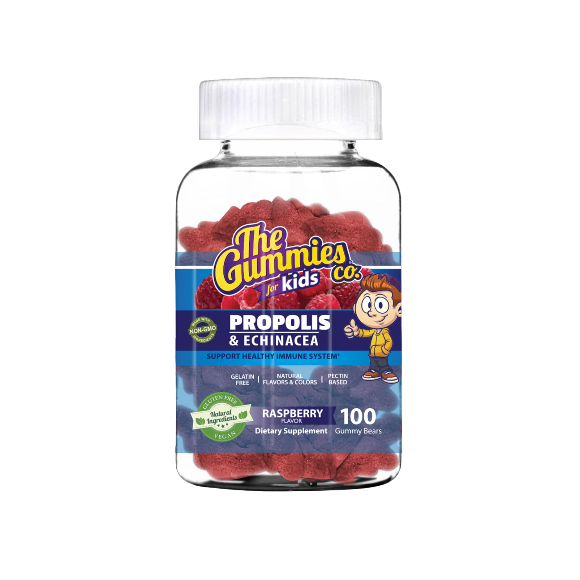 The Gummies Co. Propolis & Echinacea Raspberry Flavor