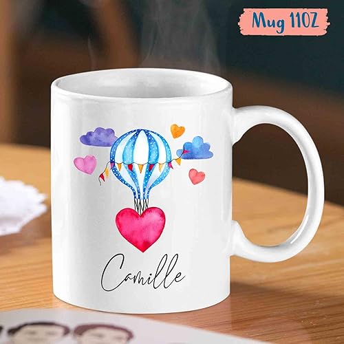 Miniatura 10 de Taza de café con nombre personalizado, taza con nombre personalizado, taza con monograma, taza con nombre floral, taza con nombre, taza con nombre,