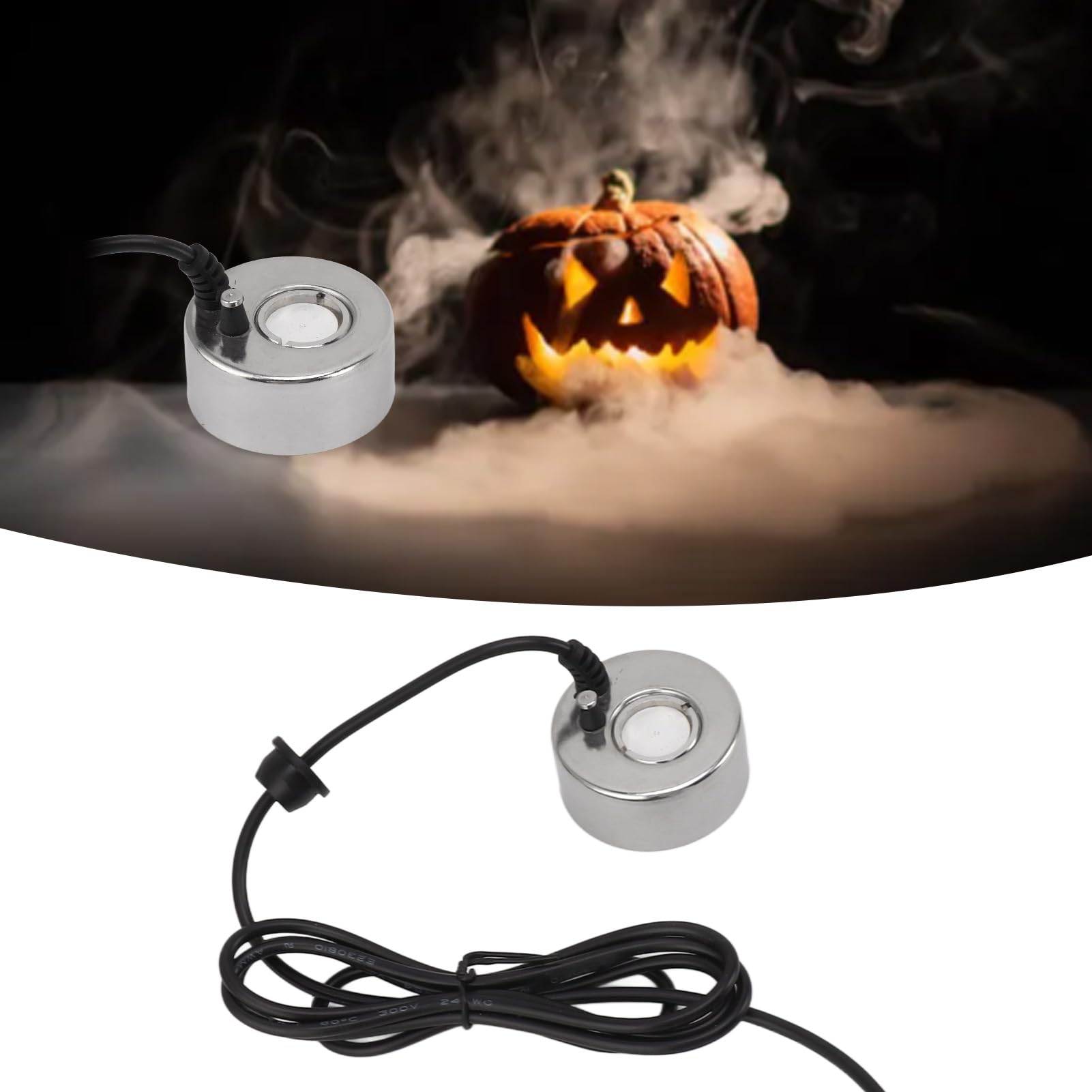 Fountain Mist Maker, Humidifier Ultrasonic Fogger, 12 V Stond, Mini Atomizer Machine do Zbiornika na wodę Halloween Wystrój Imprezowy, Cechy Wodne, Użycie Biura
