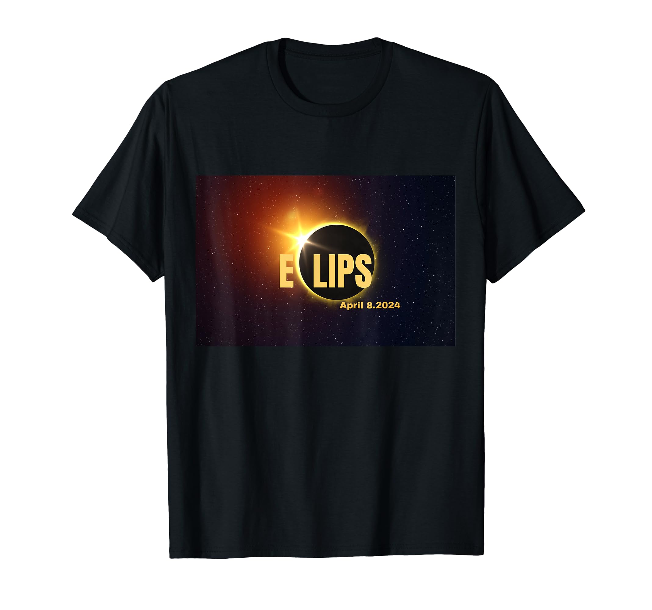 Funny april 8 2024 eclipse solar, QuoteTotality sun eclipse; T-Shirt