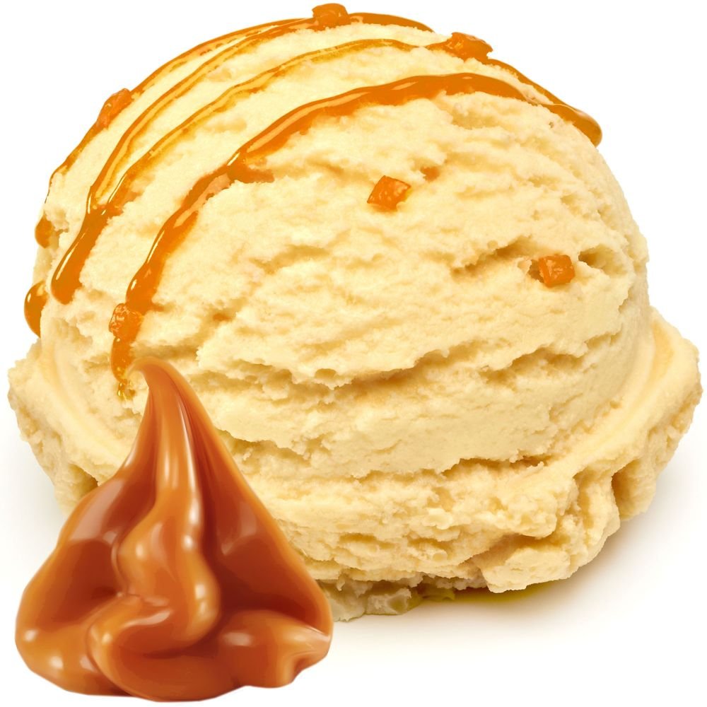 Caramel flavor soft ice cream powder - For Soft ice machine - 1: 3 - 1 kg